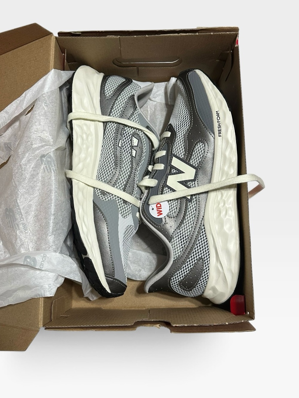 New Balance Men's Gray Fresh Foam Running Shoes EXTRA WIDE 4E